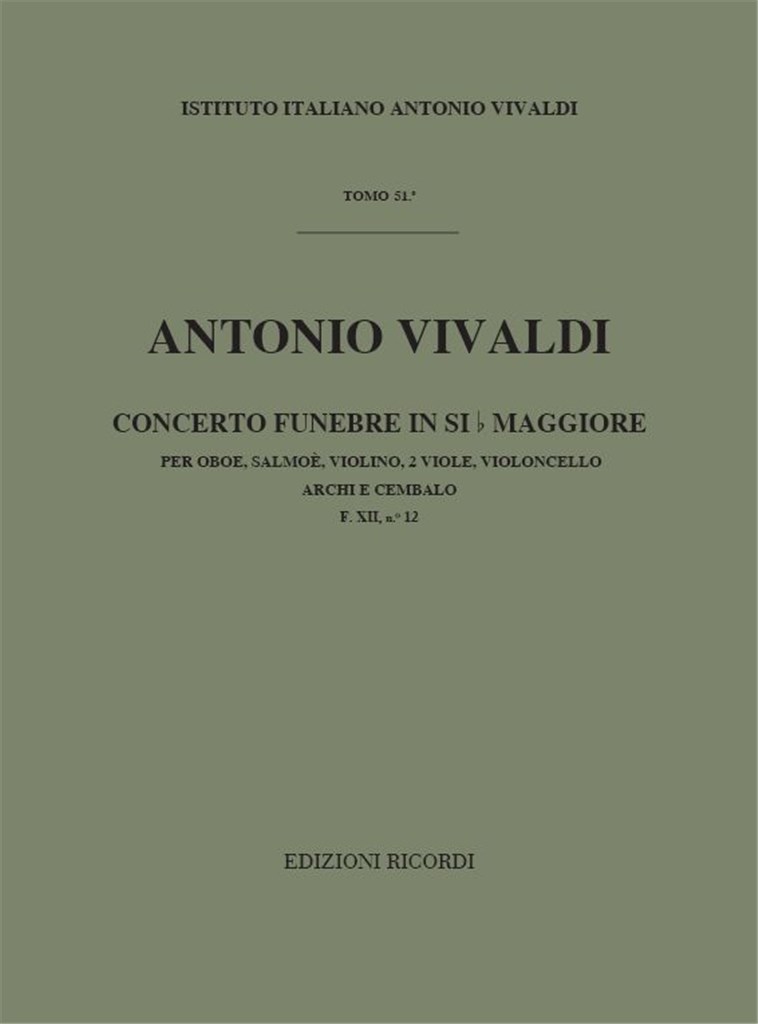Concerti Per Strumenti Diversi, Archi E B.C.: